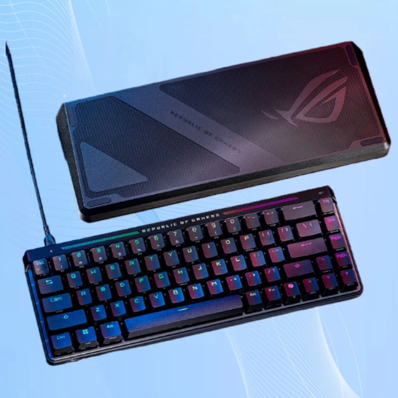 Клавиатура с магнитным переключателем ROG ACE HFX, низкая задержка, структура прокладок возврата 8k, индивидуальная проводная игровая клавиатура для киберспорта
Клавиатура с магнитным переключателем ROG ACE HFX, низкая задержка, структура прокладок возврата 8k, индивидуальная проводная игровая клавиатура для киберспорта