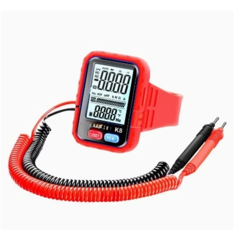 Automatic Measurement Range DCV ACV Resistance Continuous Bracelet Portable Wear Multimeter Digital Multimeter
Automatic Measurement Range DCV ACV Resistance Continuous Bracelet Portable Wear Multimeter Digital Multimeter