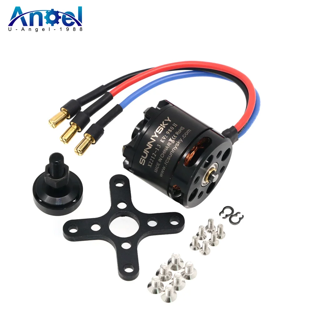 SUNNYSKY X2212 980KV KV1400/1250/2450 Brushless Motor (Short shaft ) for Rc FPV Drone Quad-Hexa copter
SUNNYSKY X2212 980KV KV1400/1250/2450 Brushless Motor (Short shaft ) for Rc FPV Drone Quad-Hexa copter