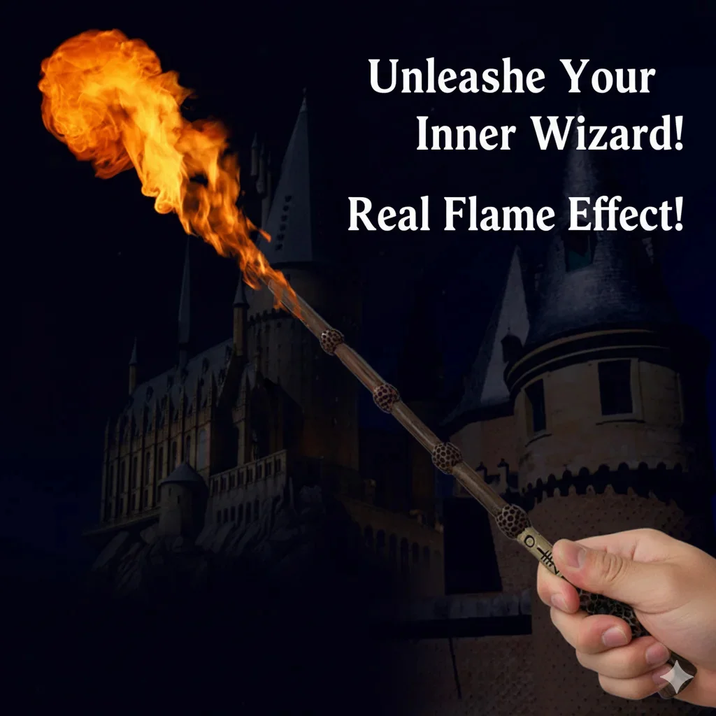 New Creative Electronic Flasher Magic Wand Professional Flame Igniter Magician Prop Accessories Magia Games
New Creative Electronic Flasher Magic Wand Professional Flame Igniter Magician Prop Accessories Magia Games