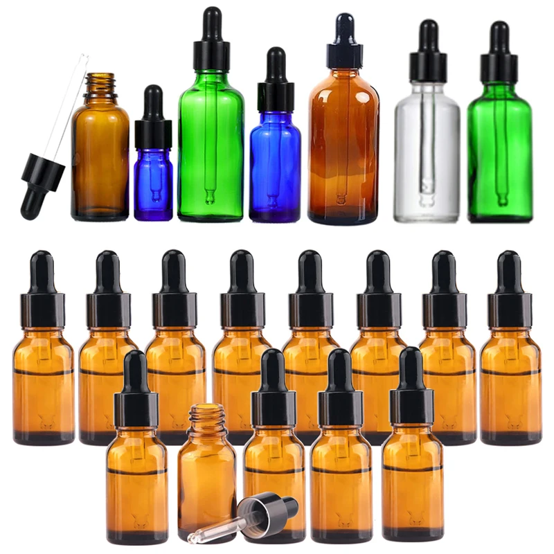 30Pcs 5ml-100ml Empty Glass Dropper Bottles w/ Glass Drop Pipettes Tincture Bottle Travel Sample Container For Essential Oils
30Pcs 5ml-100ml Empty Glass Dropper Bottles w/ Glass Drop Pipettes Tincture Bottle Travel Sample Container For Essential Oils