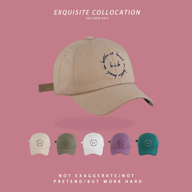 Hat Female Embroidered Baseball Cap Versatile Bar Simple Korean Sunshade Couple Hat Sunscreen Duck Tongue Hat
Hat Female Embroidered Baseball Cap Versatile Bar Simple Korean Sunshade Couple Hat Sunscreen Duck Tongue Hat