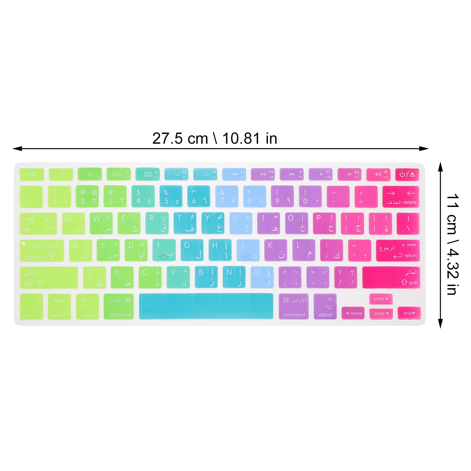 2Pcs Arabic Silicone Keyboard Cover Laptop Keyboard Protector Compatible Pro 13 Inch Waterproof Protective Skin
2Pcs Arabic Silicone Keyboard Cover Laptop Keyboard Protector Compatible Pro 13 Inch Waterproof Protective Skin