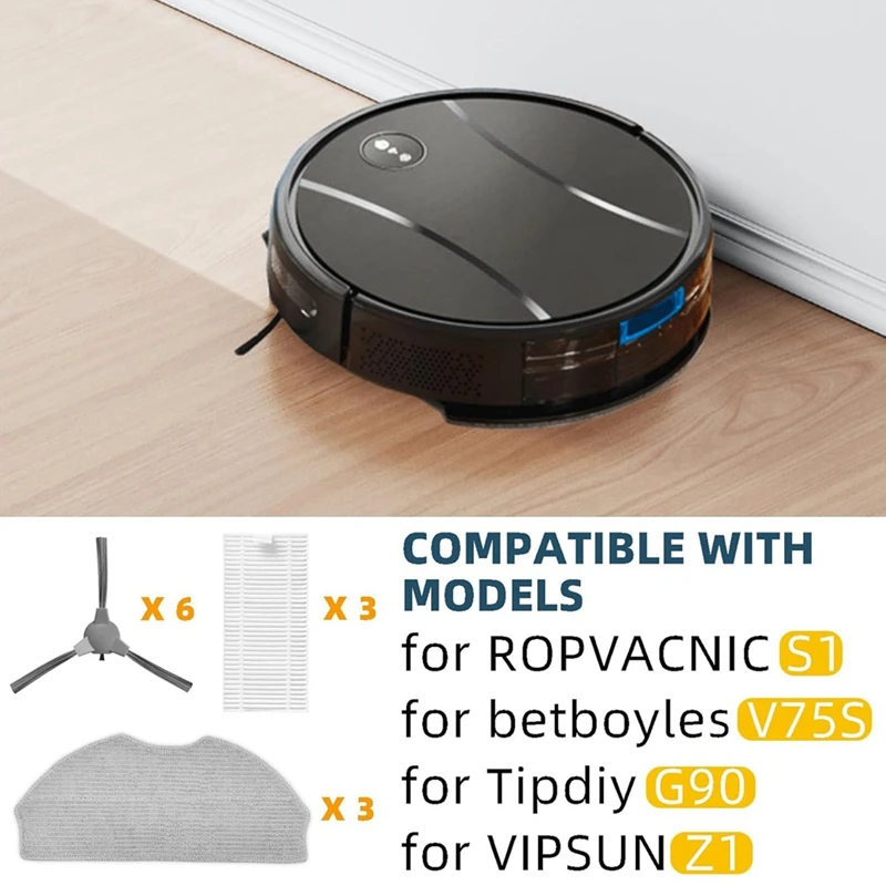 Комплект аксессуаров A31I для ROPVACNIC S1, для Tipdiy G90, для Betboyles V75S, запасные части для робота-пылесоса VIPSUN Z1
Комплект аксессуаров A31I для ROPVACNIC S1, для Tipdiy G90, для Betboyles V75S, запасные части для робота-пылесоса VIPSUN Z1