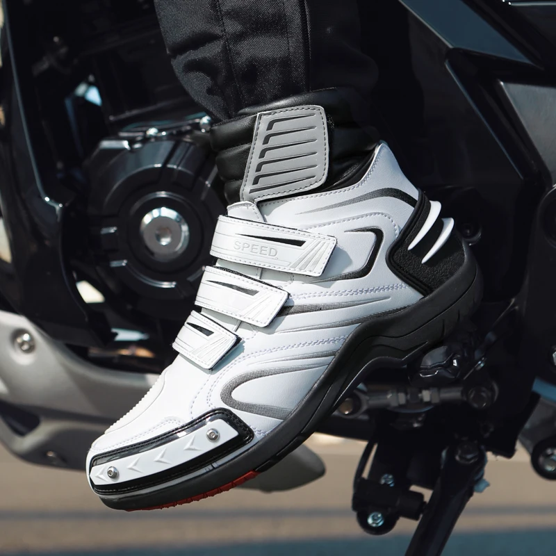 Motorcycle protective riding boots men four seasons new fashionable high top breathable off-road cycling shoes travel equipment
Motorcycle protective riding boots men four seasons new fashionable high top breathable off-road cycling shoes travel equipment
