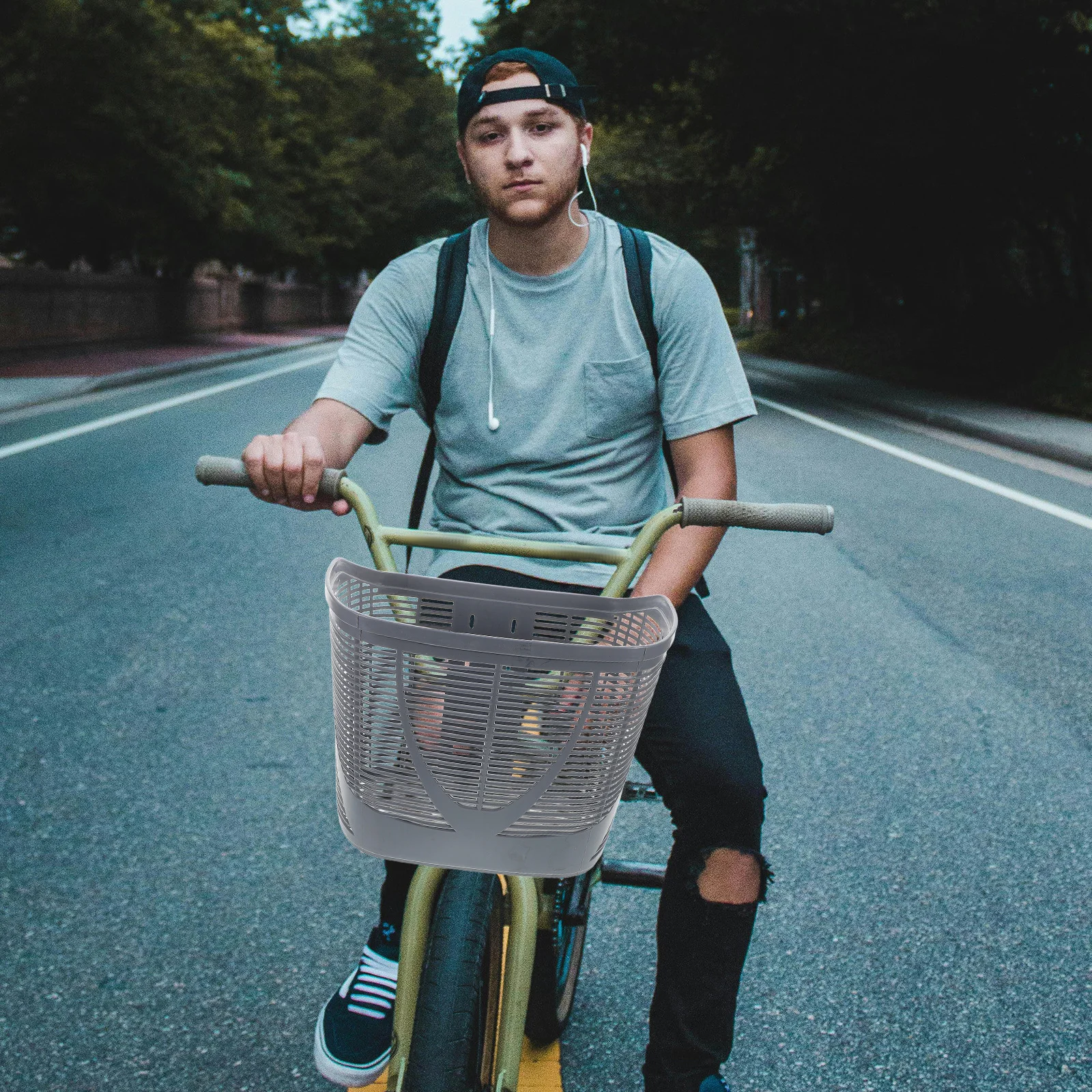 Front Detachable Bicycle Basket Plastic Handlebar Bike Basket Front Carry Vegetable Fruit Grocery Sundries Accessory
Front Detachable Bicycle Basket Plastic Handlebar Bike Basket Front Carry Vegetable Fruit Grocery Sundries Accessory