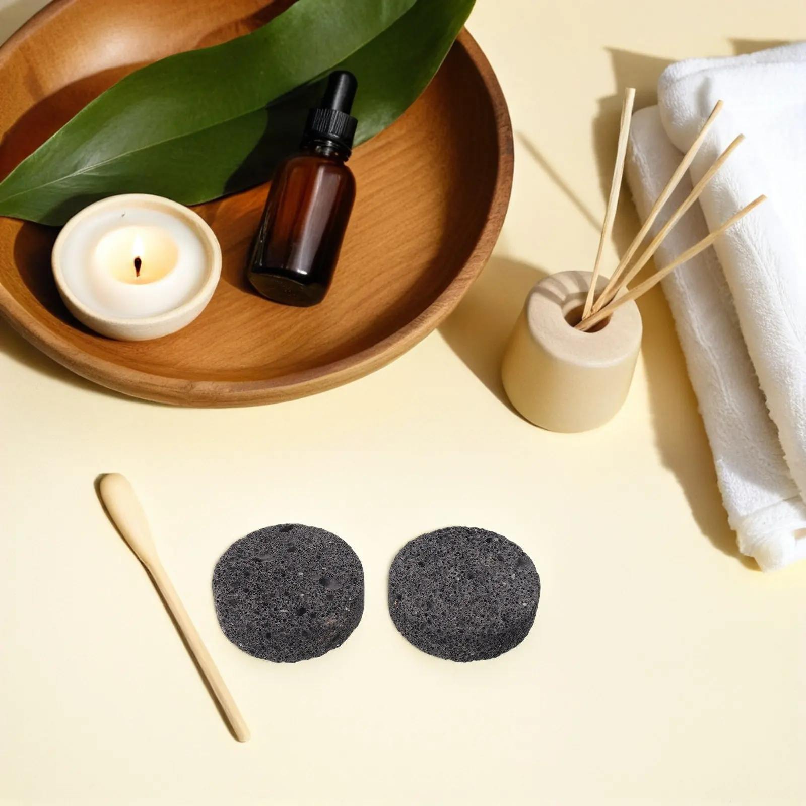 4Pcs Natural Lava Rock Diffuser Stones 2.36 Small Volcanic Passive Essential Oil Diffuser Aromatherapy Stone for Car Office
4Pcs Natural Lava Rock Diffuser Stones 2.36 Small Volcanic Passive Essential Oil Diffuser Aromatherapy Stone for Car Office
