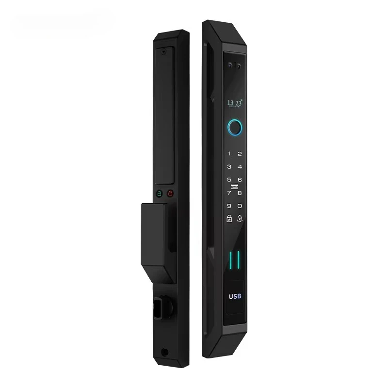 Face Recognition Fingerprint Lock 35MM Narrow Bezel Cell Phone Tuya Aluminum Door Code Lock Automatic Smart Door Locks
Face Recognition Fingerprint Lock 35MM Narrow Bezel Cell Phone Tuya Aluminum Door Code Lock Automatic Smart Door Locks