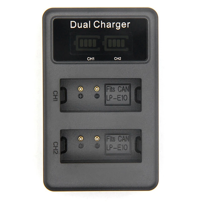 For Lp-E10 Usb Battery Charger Dual Ports Lcd Display Quick Charging Camera Digital Battery Charger For Canon 1100D 1200D 1300D
For Lp-E10 Usb Battery Charger Dual Ports Lcd Display Quick Charging Camera Digital Battery Charger For Canon 1100D 1200D 1300D