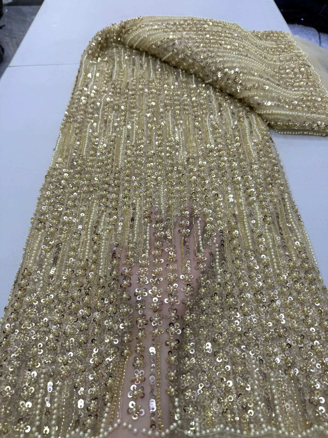 African Nigerian Sequins Embroidery Tulle Lace Fabric High Quality Beads Stone Prom Dresses Sewing Guipure 5 Yards JY427 2025
African Nigerian Sequins Embroidery Tulle Lace Fabric High Quality Beads Stone Prom Dresses Sewing Guipure 5 Yards JY427 2025