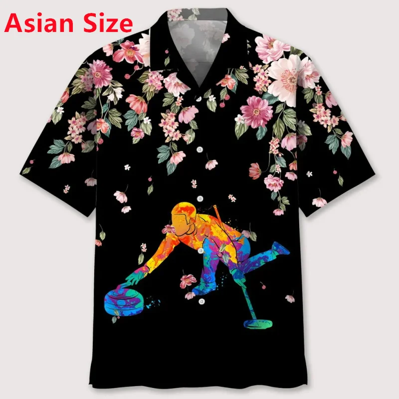Mens Curling Sport Hawaiian Shirts Blouse New In Short Sleeve Casual Button Beach Shirts Full Printed Mens Holiday Aloha Shirt
Mens Curling Sport Hawaiian Shirts Blouse New In Short Sleeve Casual Button Beach Shirts Full Printed Mens Holiday Aloha Shirt