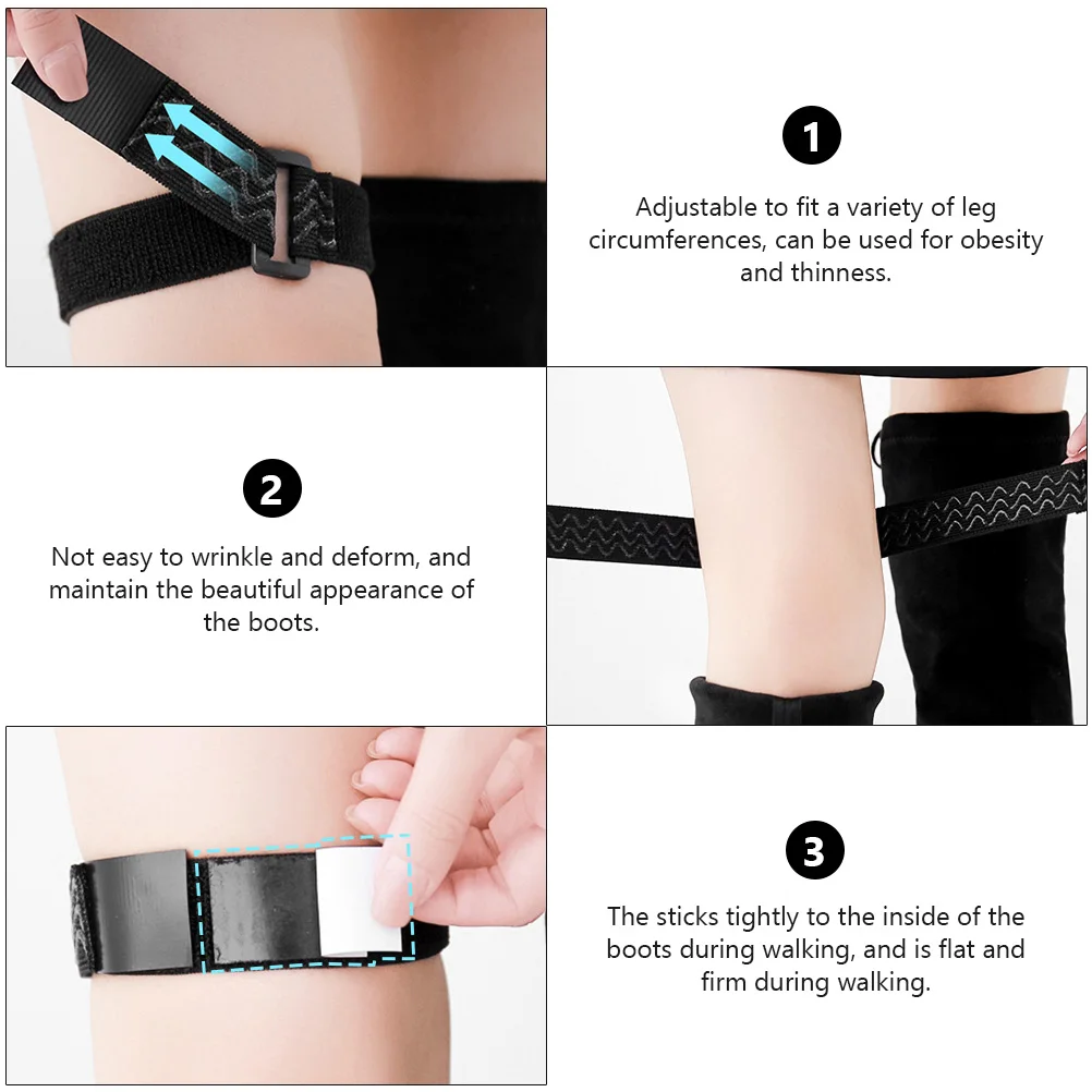 Anti-fall Boots Elastic Strap Self-adhesive Straps High Band Nylon Belt Adjustable 
Anti-fall Boots Elastic Strap Self-adhesive Straps High Band Nylon Belt Adjustable