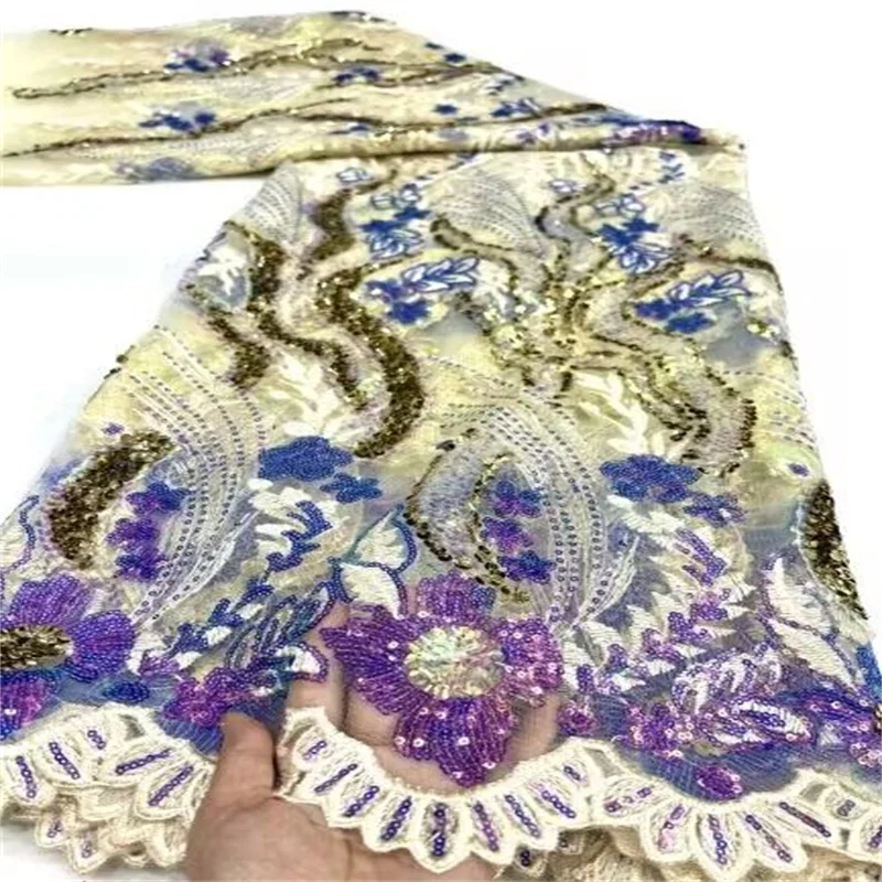 Latest Multicolor African Sequin Lace Fabric Embroidery French Mesh Lace Fabric With Sequins Nigerian Tulle Lace For Party
Latest Multicolor African Sequin Lace Fabric Embroidery French Mesh Lace Fabric With Sequins Nigerian Tulle Lace For Party