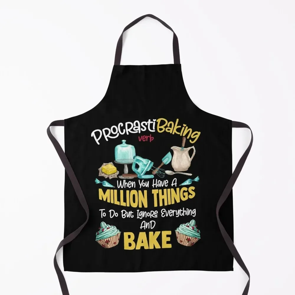 ProcrastiBaking Funny Baker Baking Lover Apron Useful Things For Kitchen Home Utensils Kitchen Handle For Women Apron
ProcrastiBaking Funny Baker Baking Lover Apron Useful Things For Kitchen Home Utensils Kitchen Handle For Women Apron