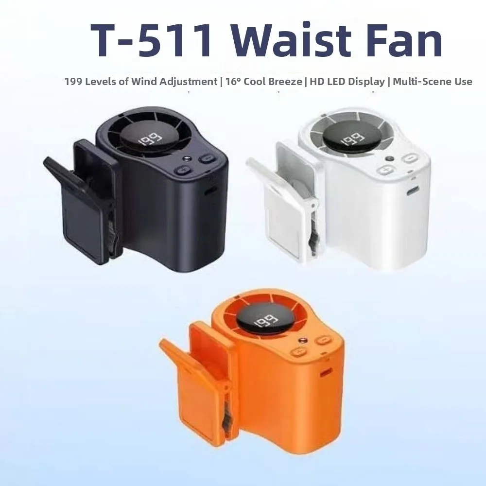 High Speed Waist Fan Rechargeable LED Display Clip on Fan Compact Size Stepless Wind Stroller Fan for 3.7V/1800mAh
High Speed Waist Fan Rechargeable LED Display Clip on Fan Compact Size Stepless Wind Stroller Fan for 3.7V/1800mAh