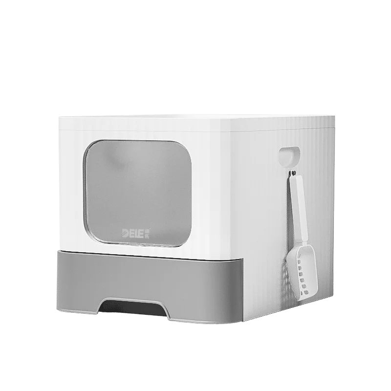 Fold Cat Box with Lid Fully Enclosed Splash Proof and Leak High Edge and Odorless Easy to Installation and Clean
Fold Cat Box with Lid Fully Enclosed Splash Proof and Leak High Edge and Odorless Easy to Installation and Clean