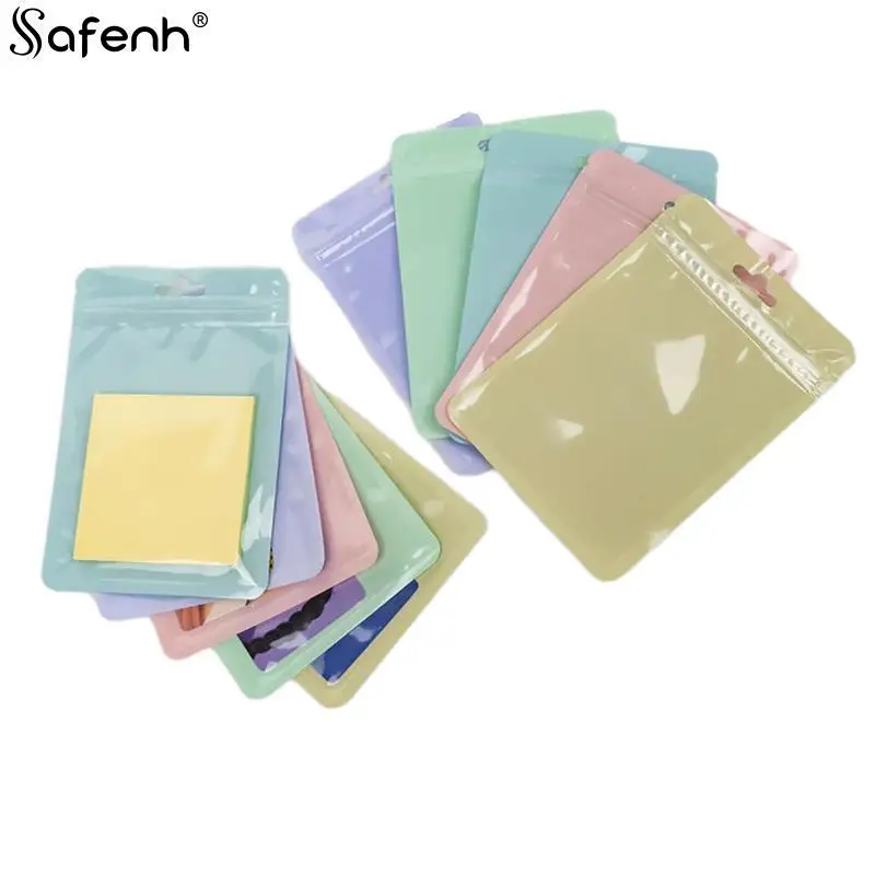 10pc PET Zip Bags Candy Colors Pouches Reclosable Plastic Jewelry Cookie Food Storage Bag Zipper Bags Clear Gift Packaging Case
10pc PET Zip Bags Candy Colors Pouches Reclosable Plastic Jewelry Cookie Food Storage Bag Zipper Bags Clear Gift Packaging Case