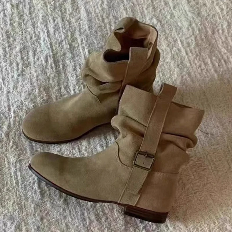 Eilyken Vintage Punk Style Belt Buckle Round Toe Woman Ankle Boots Autumn Winter Square Low High Heels Ladies Shoes
Eilyken Vintage Punk Style Belt Buckle Round Toe Woman Ankle Boots Autumn Winter Square Low High Heels Ladies Shoes