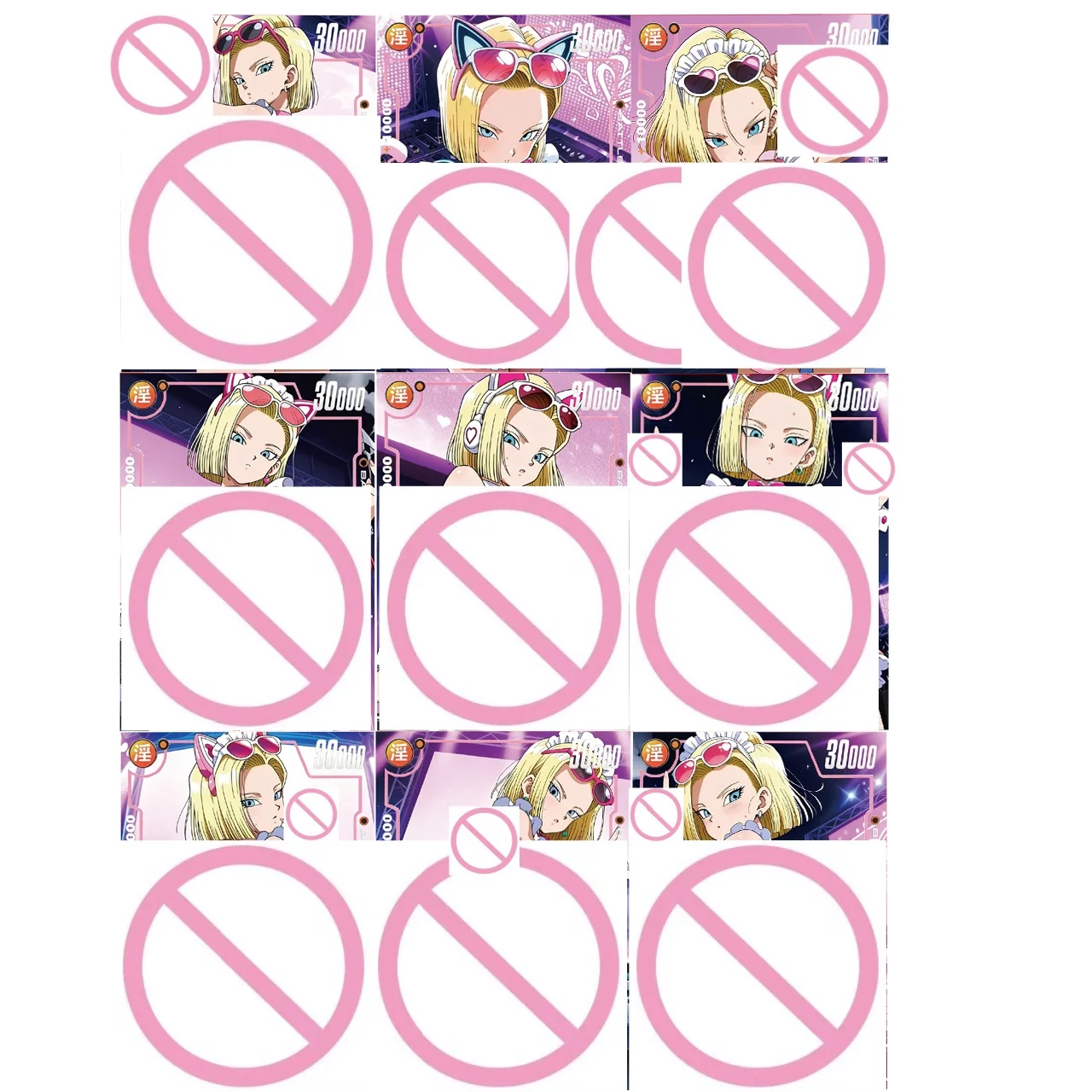 9pcs/set Dragon Ball Diy Pink Love Maid Android 18 ACG Goddess Card Folding Glitter Anime Lazuli Beauty Game Collection Card Toy
9pcs/set Dragon Ball Diy Pink Love Maid Android 18 ACG Goddess Card Folding Glitter Anime Lazuli Beauty Game Collection Card Toy