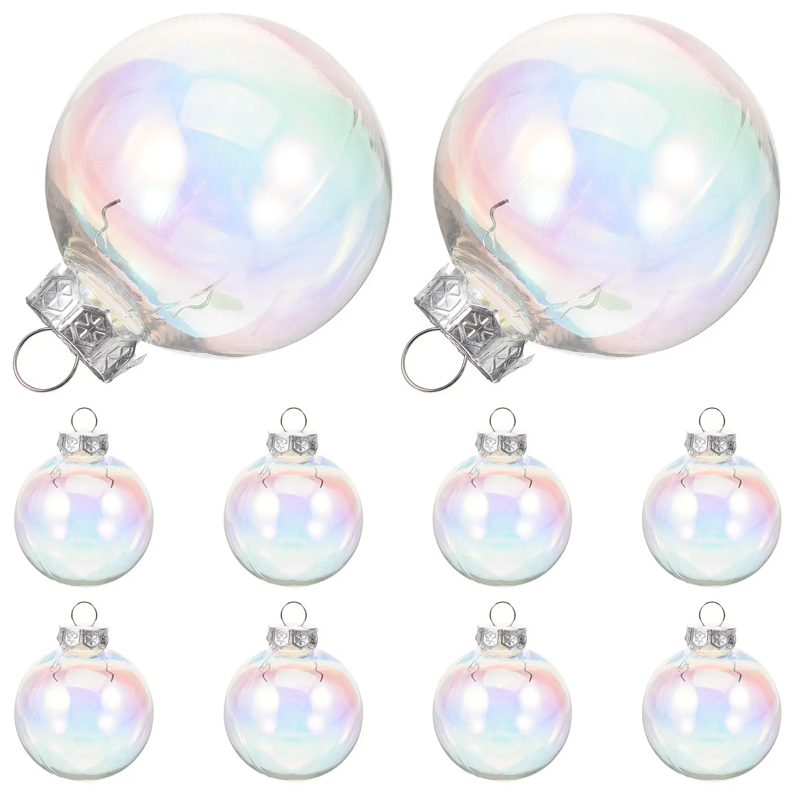 10 Pcs Christmas Decoration Balls 8cm PET Transparent Hanging naments for Tree Party Home Garden Celebrations Gifts Xmas Tree
10 Pcs Christmas Decoration Balls 8cm PET Transparent Hanging naments for Tree Party Home Garden Celebrations Gifts Xmas Tree