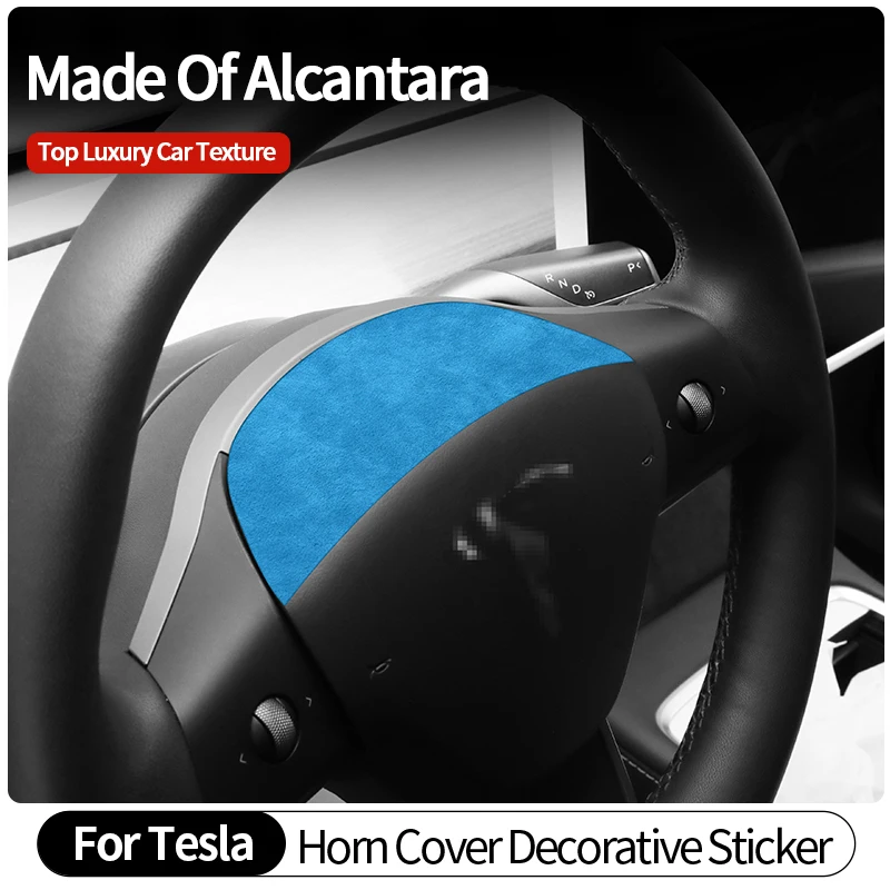 For Tesla Model 3 (19-23) ModelY (19-24) Rear Steering Wheel Trim Stickers Decor Tuning Car Interior Accessory Make of Alcantara
For Tesla Model 3 (19-23) ModelY (19-24) Rear Steering Wheel Trim Stickers Decor Tuning Car Interior Accessory Make of Alcantara