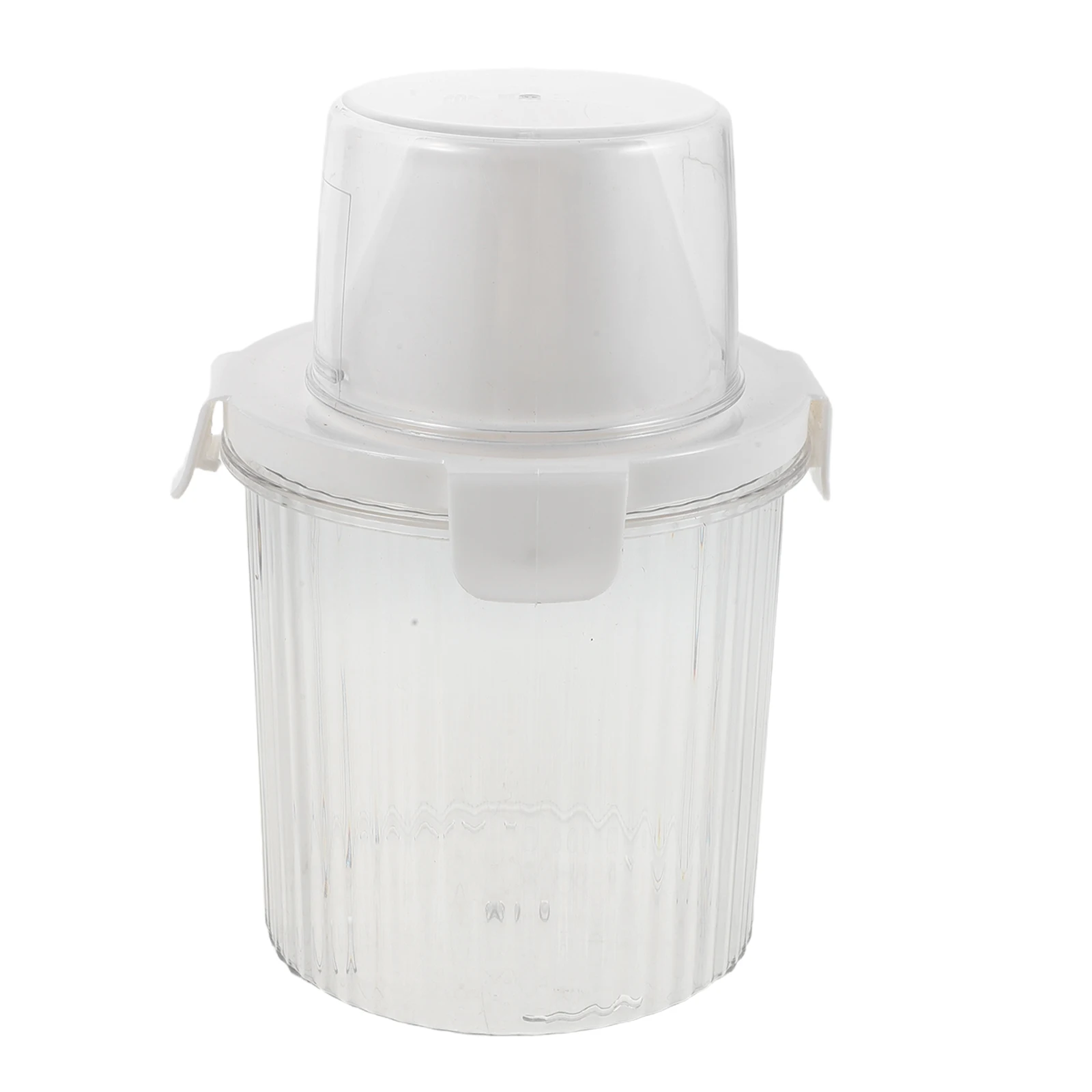 Sealed Airtight Transparent Storage Container Dry Food Organizer Plastic Cereal Flour Rice Bin Pet Food Dispenser Measuring Cup
Sealed Airtight Transparent Storage Container Dry Food Organizer Plastic Cereal Flour Rice Bin Pet Food Dispenser Measuring Cup