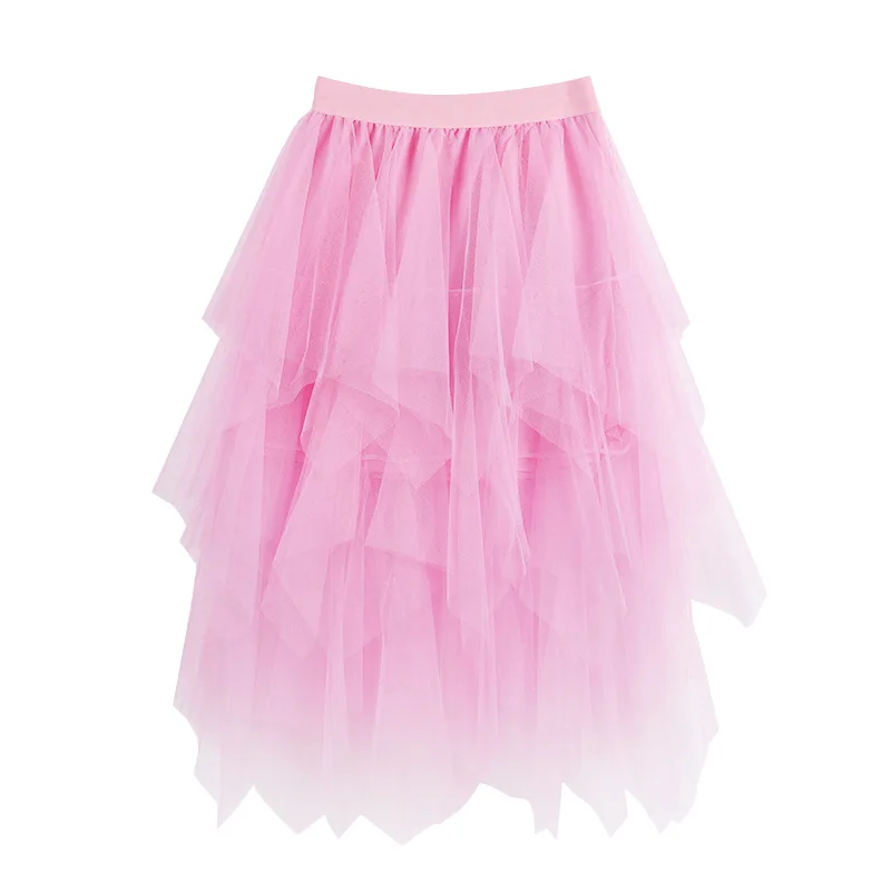 Spring Summer Irregular Tulle Skirt Women Mid High-waisted Fairy Puffy Tiered Y2k Clothes White Skirt Harajuku Party Dress New
Spring Summer Irregular Tulle Skirt Women Mid High-waisted Fairy Puffy Tiered Y2k Clothes White Skirt Harajuku Party Dress New