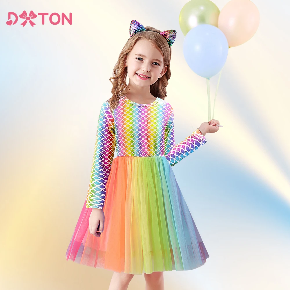 DXTON Birthday Party Princess Dresses Mermaid Baby Girls Dress Vacation Kids Clothing Gradient Mesh Patchwork Children Costumes
DXTON Birthday Party Princess Dresses Mermaid Baby Girls Dress Vacation Kids Clothing Gradient Mesh Patchwork Children Costumes