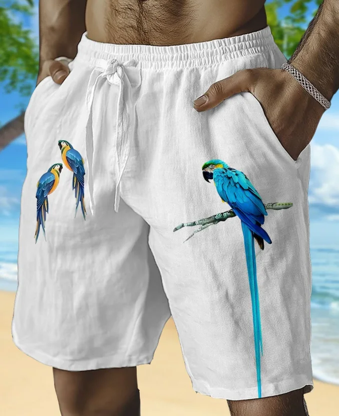 2026 Summer Fashion New Men's Casual Outdoor Sports Bird Print Breathable Quick Drying Trendy Mesh Vacation Shorts
2026 Summer Fashion New Men's Casual Outdoor Sports Bird Print Breathable Quick Drying Trendy Mesh Vacation Shorts