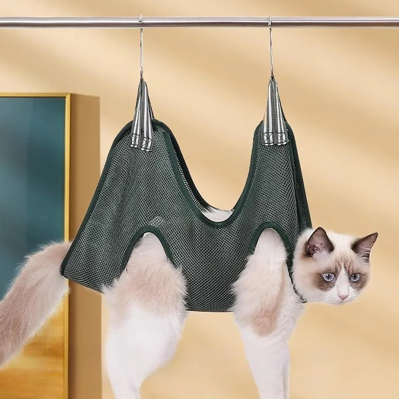 Adjustable Pet Grooming Hammock Anti Scratch Restraint Sling Hanging Helper for Cat Dog Nail Cut Bath Trimming Small Medium Pets
Adjustable Pet Grooming Hammock Anti Scratch Restraint Sling Hanging Helper for Cat Dog Nail Cut Bath Trimming Small Medium Pets