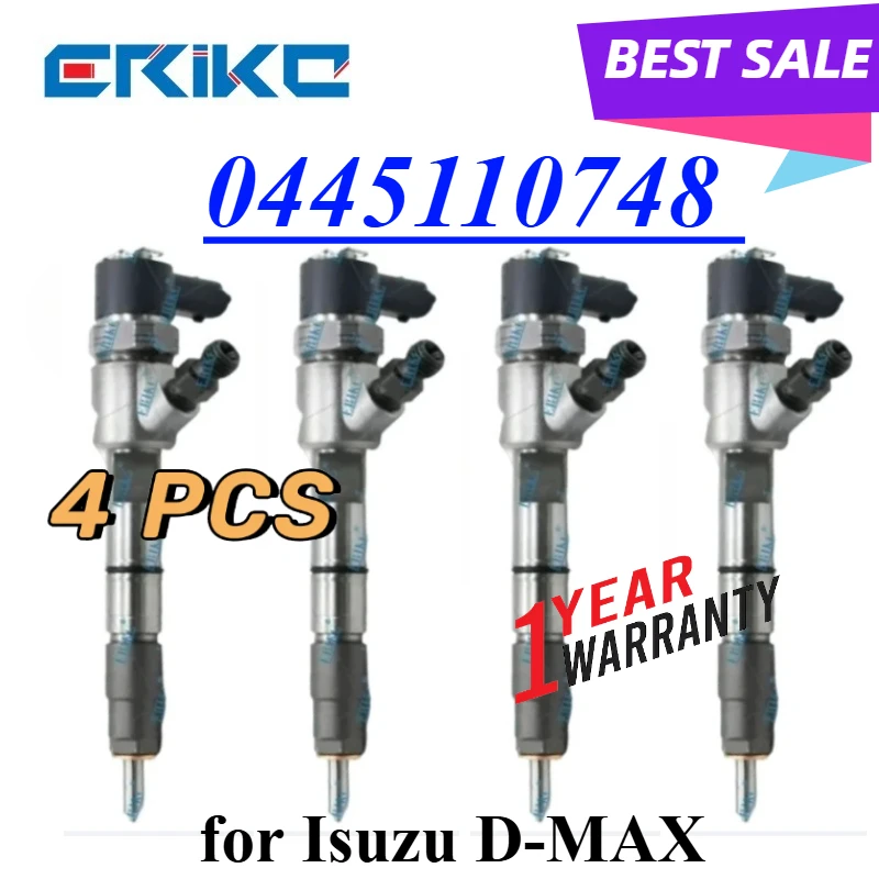4PC 0445110748 Diesel Pump Injector 0445 110 748 Auto Engine Nozzle 0445 110 748 for Isuzu D-MAX
4PC 0445110748 Diesel Pump Injector 0445 110 748 Auto Engine Nozzle 0445 110 748 for Isuzu D-MAX