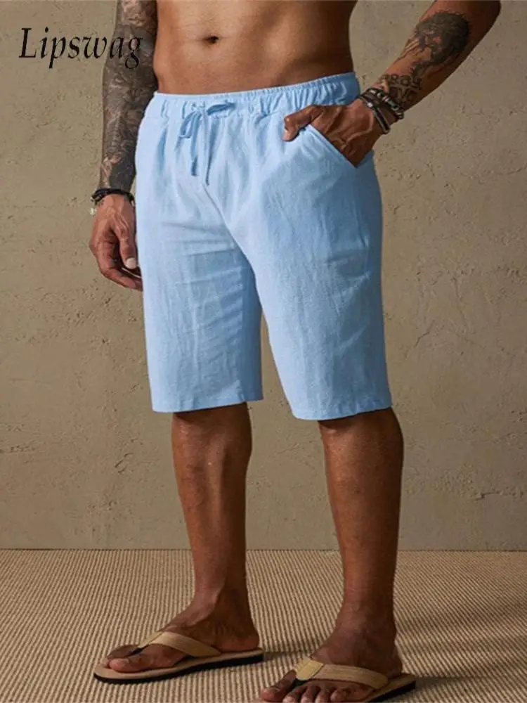 Sports Training Breathable Linen Shorts Men Spring Summer Outdoor Casual Solid Color Shorts Vintage Drawstring Mens Linen Shorts
Sports Training Breathable Linen Shorts Men Spring Summer Outdoor Casual Solid Color Shorts Vintage Drawstring Mens Linen Shorts