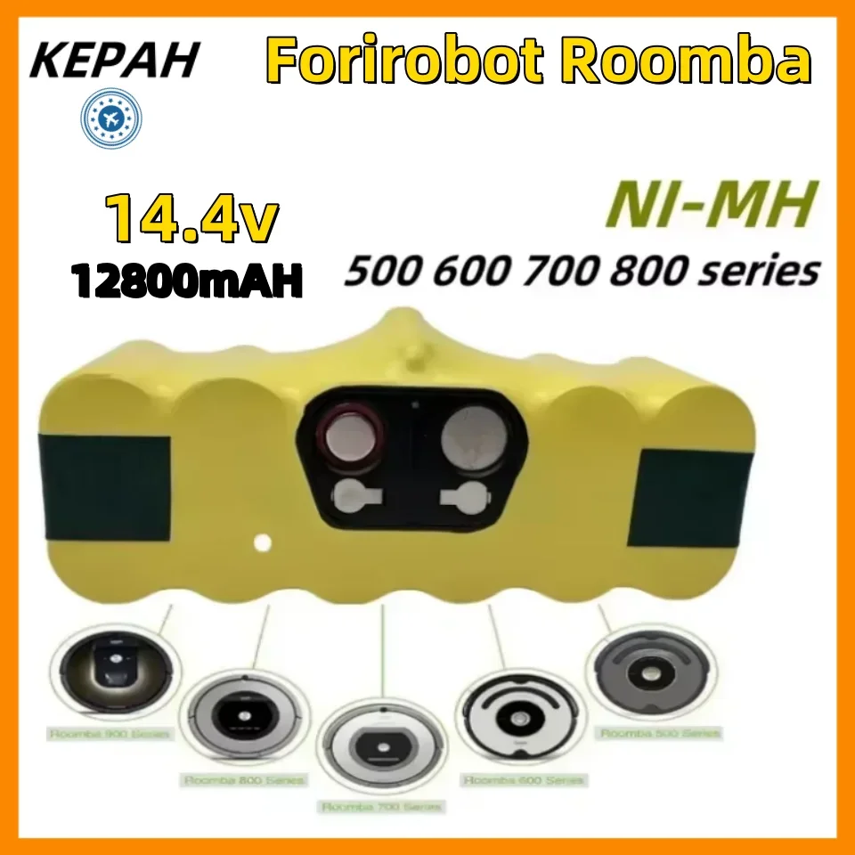 Аккумулятор 14,4 В, 9800 мАч для iRobot 500, 600, 700, 800 серии, аккумулятор для iRobot Roomba14.4, 900, 620, 650, 770, 780, 580
Аккумулятор 14,4 В, 9800 мАч для iRobot 500, 600, 700, 800 серии, аккумулятор для iRobot Roomba14.4, 900, 620, 650, 770, 780, 580