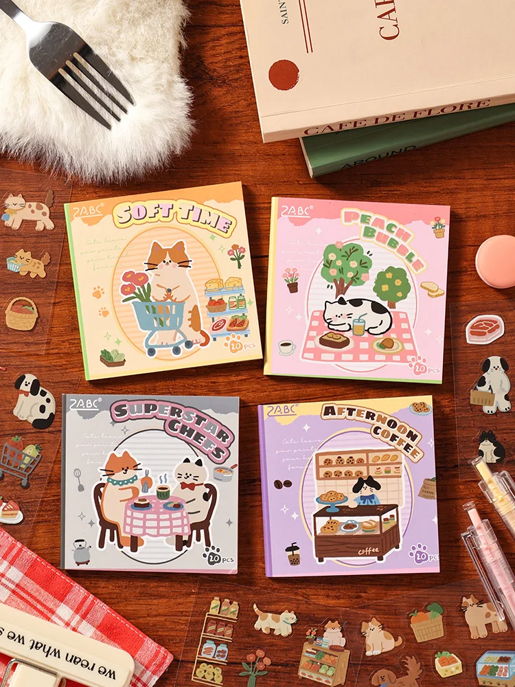 20pcs Waterproof PET Cute & Playful Cartoon Girlish Lovely Pets DIY Scrapbook
20pcs Waterproof PET Cute & Playful Cartoon Girlish Lovely Pets DIY Scrapbook