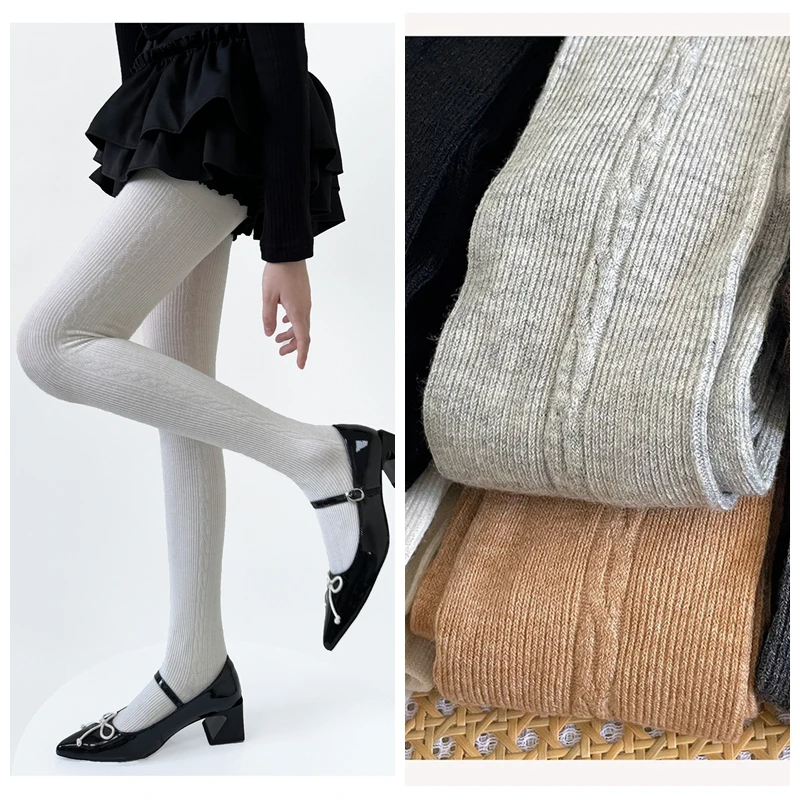 30% Wool Women Pantyhose Autumn Winter Comfortable Tights Girls Basic Bottom Leggings Long Stockings Black White Brown Grey
30% Wool Women Pantyhose Autumn Winter Comfortable Tights Girls Basic Bottom Leggings Long Stockings Black White Brown Grey