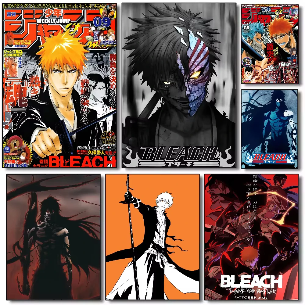 Japanese Anime Bleach Poster Canvas Painting Picture Print HD Wall Art home living room bedroom bar aesthetic Decoration
Japanese Anime Bleach Poster Canvas Painting Picture Print HD Wall Art home living room bedroom bar aesthetic Decoration