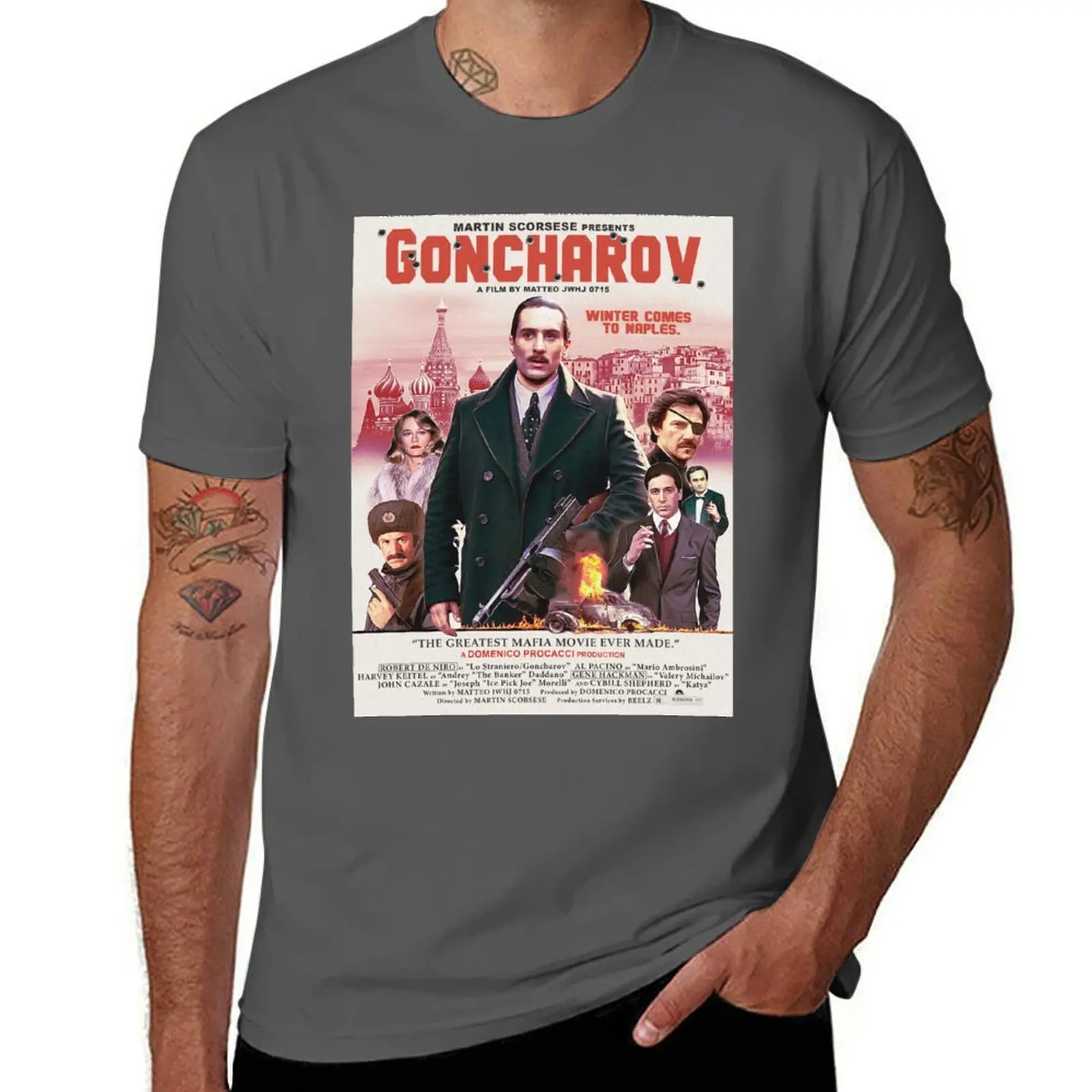 Movie Goncharov Poster T-Shirt Relaxed Casual Short Sleeve Tee
Movie Goncharov Poster T-Shirt Relaxed Casual Short Sleeve Tee