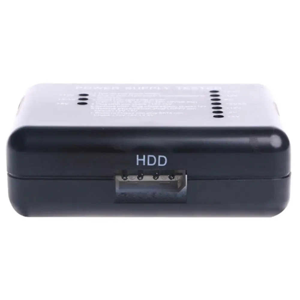 LED Indicator Light Power Supply Tester Plug and Play 20/24 Pin ATX Power Supply Tester Black Computer Power Supply Checker
LED Indicator Light Power Supply Tester Plug and Play 20/24 Pin ATX Power Supply Tester Black Computer Power Supply Checker