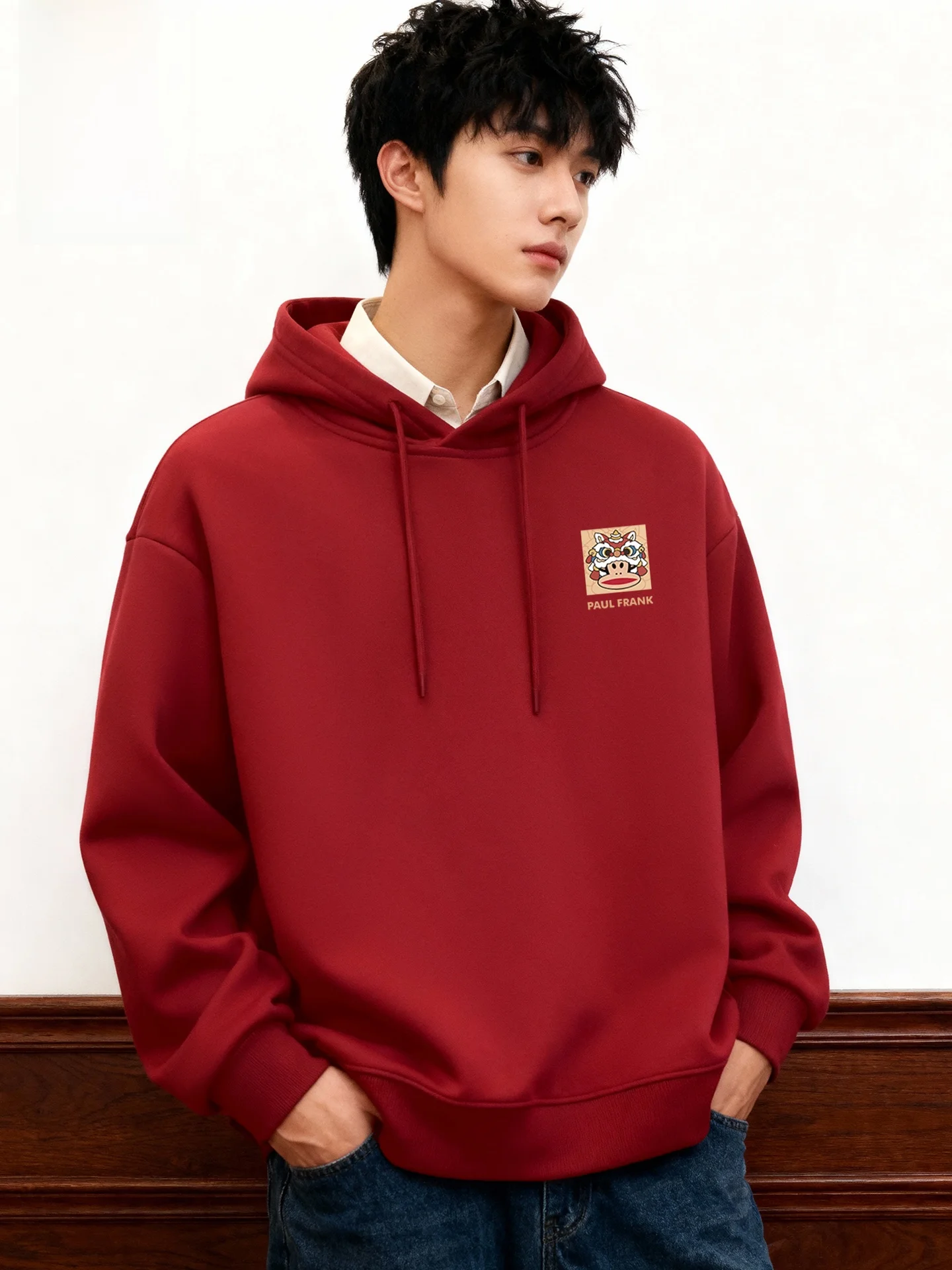 Thiened Fce Hoodie Red Winter Sweatirt for Teens And Young Adults Warm Cozy ex Winter Clothing
Thiened Fce Hoodie Red Winter Sweatirt for Teens And Young Adults Warm Cozy ex Winter Clothing