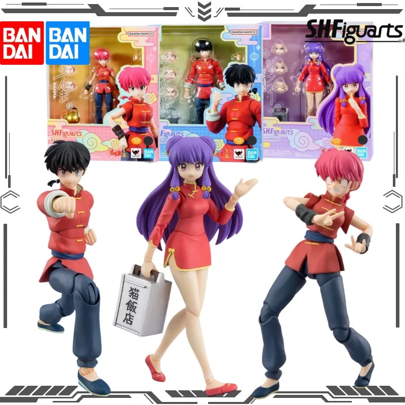 Bandai Original S.H.Figuarts Ranma 1/2 Shampoo Saotome Male/Female Version Action Figure for Gift Model Ornaments
Bandai Original S.H.Figuarts Ranma 1/2 Shampoo Saotome Male/Female Version Action Figure for Gift Model Ornaments