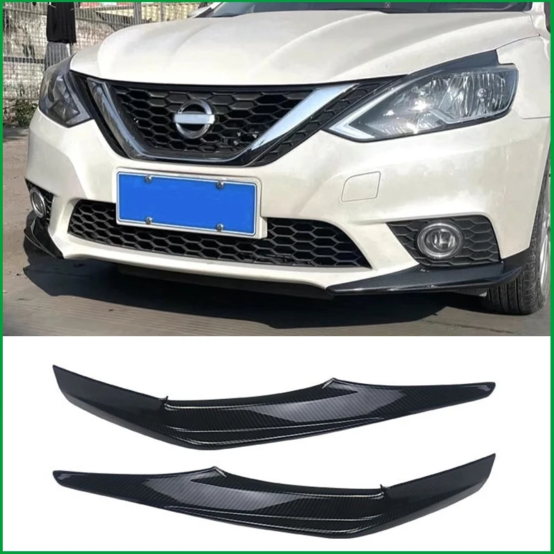 For Nissan Sentra 2016-2019 Body Kit Protective Corners On Both Sides Of The Front Bumper Diffuser Protector Lip Accessories
For Nissan Sentra 2016-2019 Body Kit Protective Corners On Both Sides Of The Front Bumper Diffuser Protector Lip Accessories