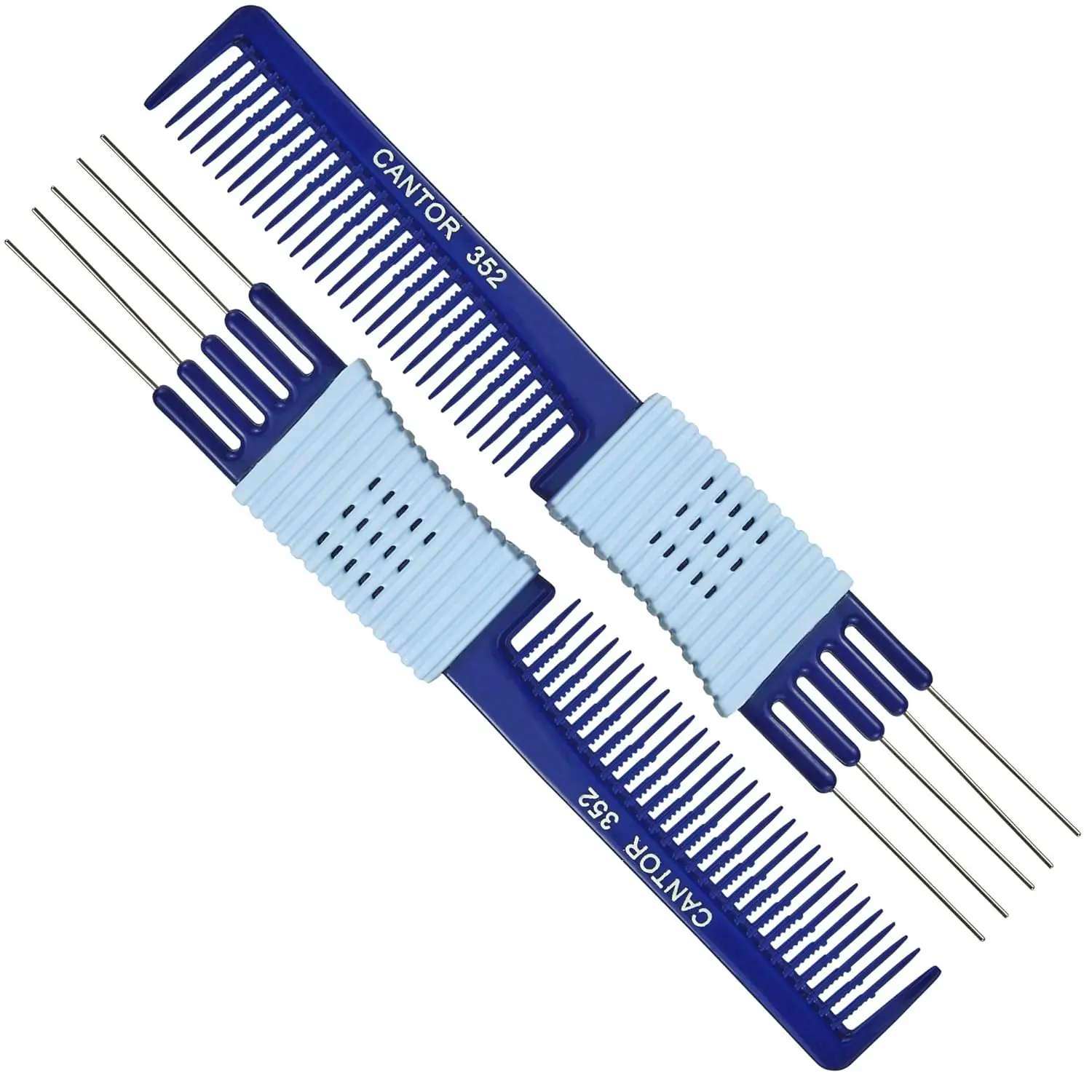 Stainless Steel Teasing Comb & Hair Pick 2-Pack, Anti-Static for All Hair Types
Stainless Steel Teasing Comb & Hair Pick 2-Pack, Anti-Static for All Hair Types