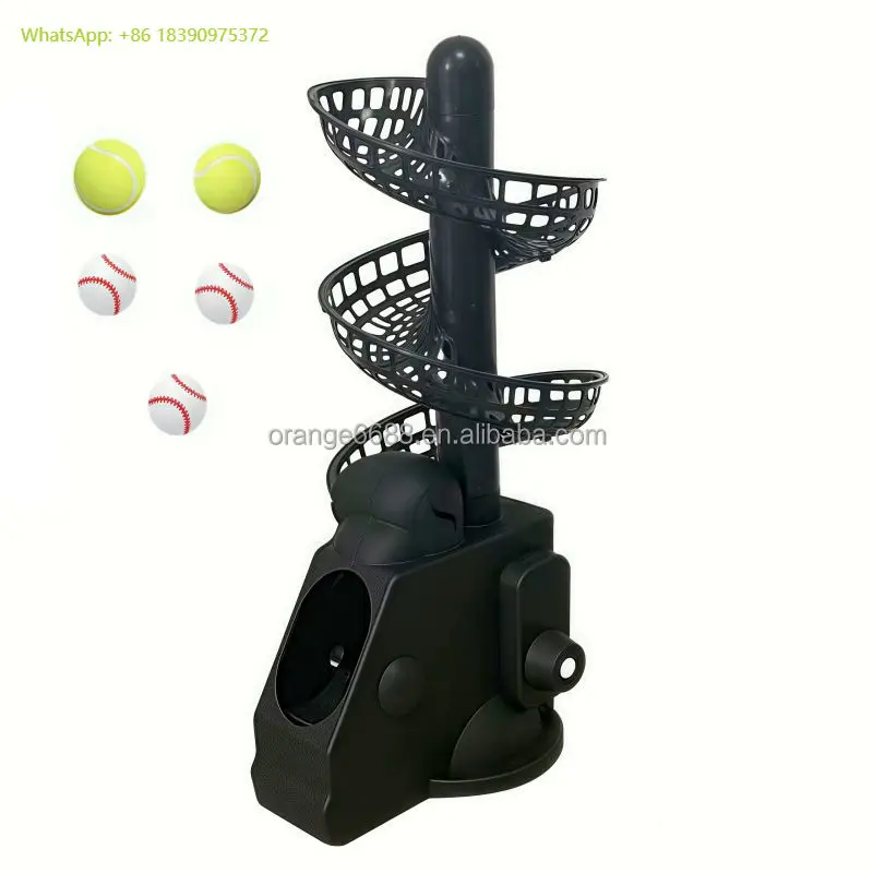Tennis Throwing Machine Single Person With Receiving Net Swing Practice Device Multi Ball Training Dedicated Serving Machine