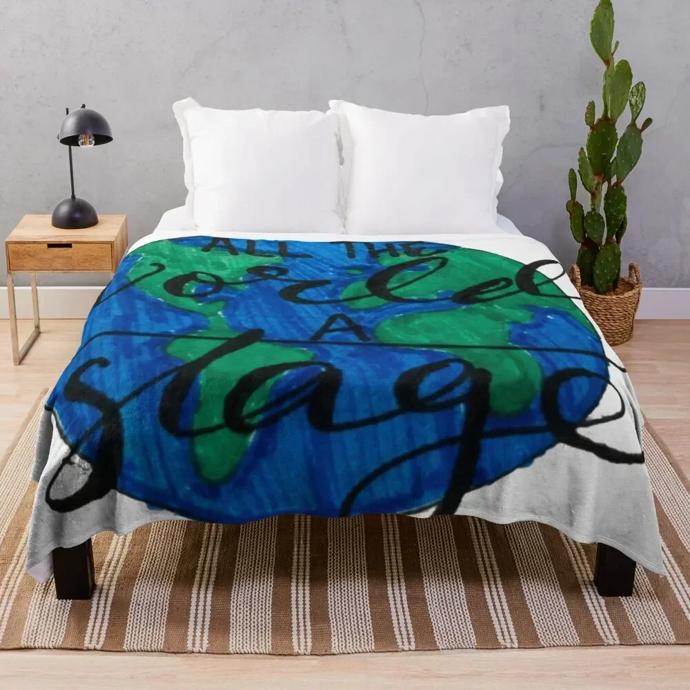 All the world's a stage Throw Blanket Fade Resistant Durable Throw Blanket
All the world's a stage Throw Blanket Fade Resistant Durable Throw Blanket