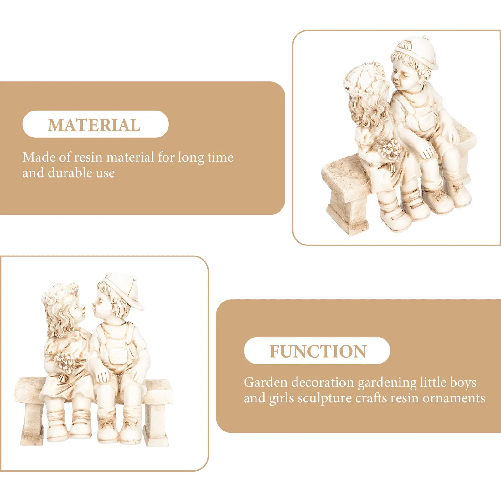 Resin Boy Girl Statue Durable Garden Outdoor Decoration Yard Ornament Resin Craft Sculpture Garden Decorative Ornament 
Resin Boy Girl Statue Durable Garden Outdoor Decoration Yard Ornament Resin Craft Sculpture Garden Decorative Ornament