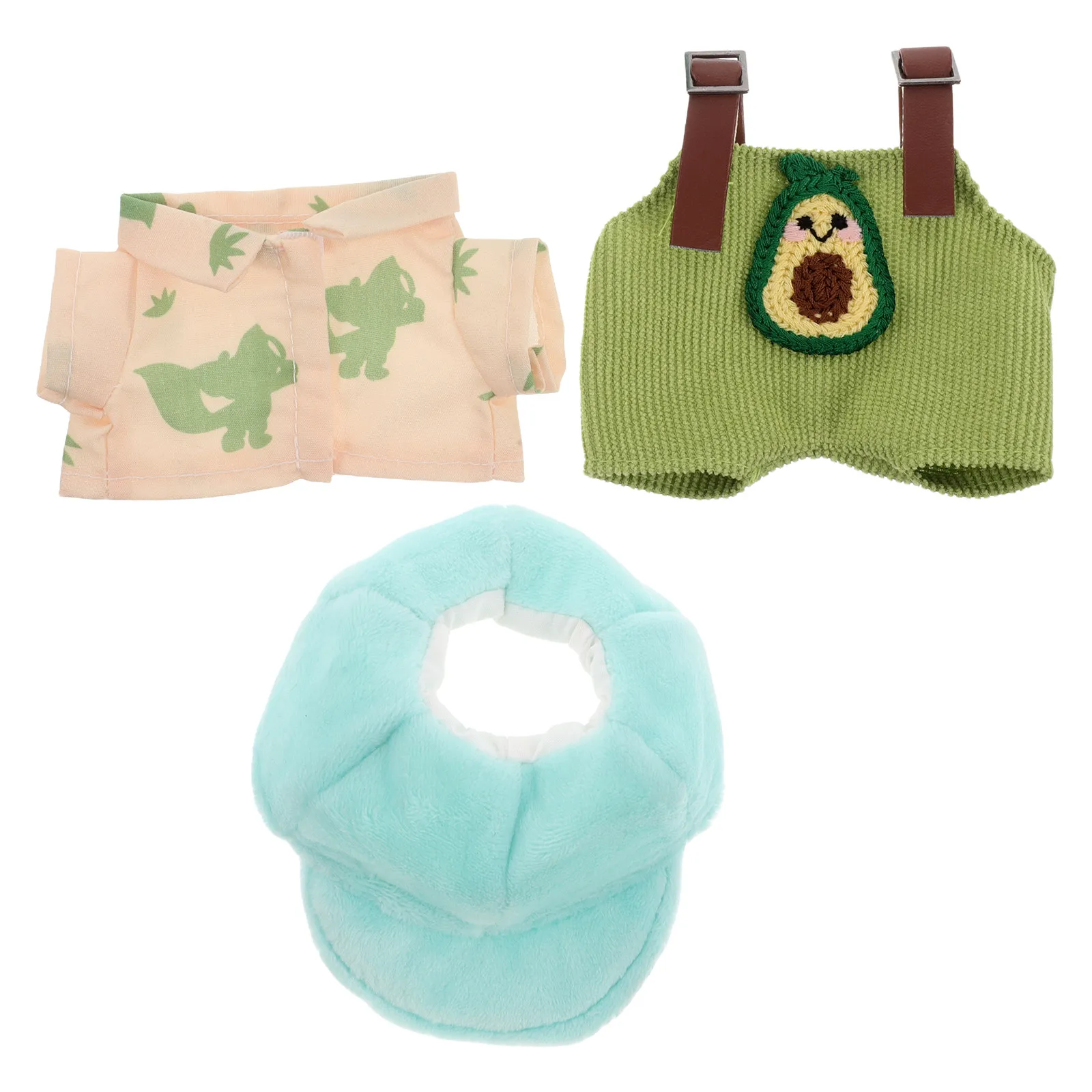Avocado-Themed Cuddle Outfit Set Soft Comfortable Overalls with Holiday Hat and Festive Sayings for Mini Dollhouse Play Role
Avocado-Themed Cuddle Outfit Set Soft Comfortable Overalls with Holiday Hat and Festive Sayings for Mini Dollhouse Play Role