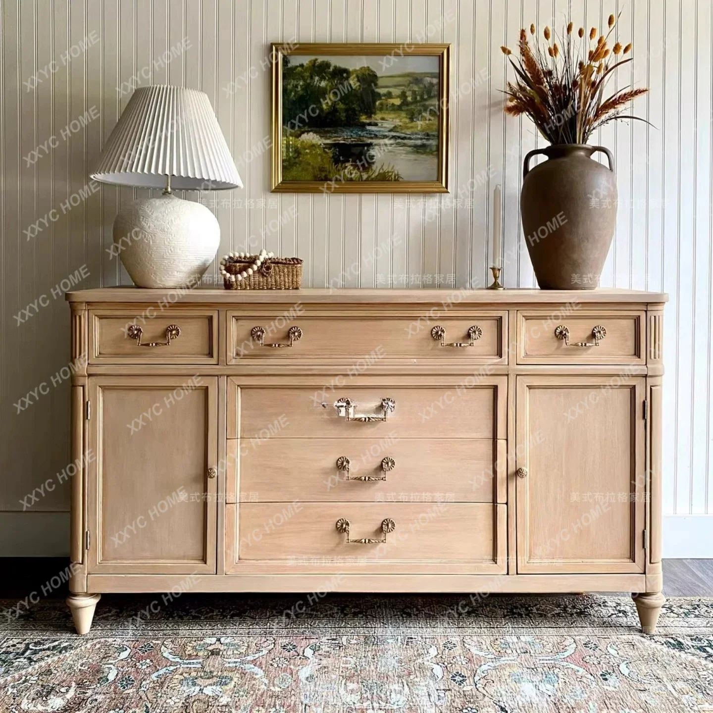 Solid wood multi-functional living room dining side locker simple home decoration cabinet
Solid wood multi-functional living room dining side locker simple home decoration cabinet