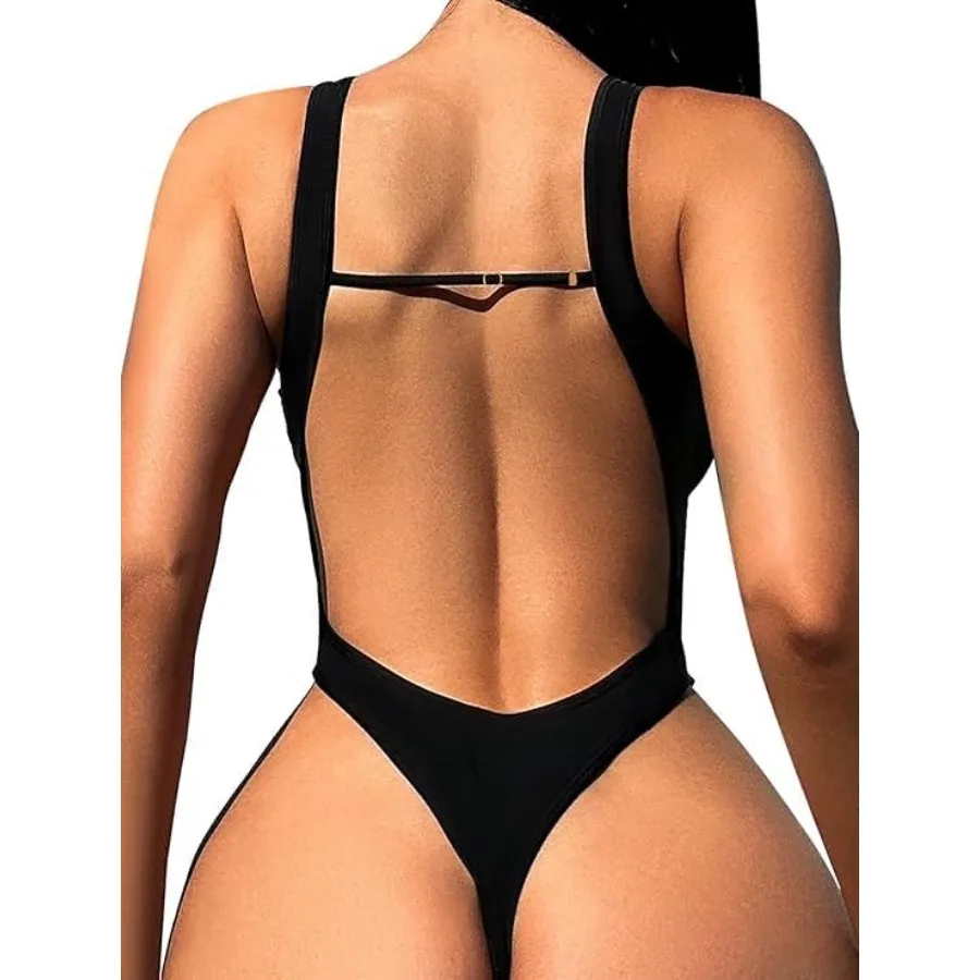 Foxiny Sexy Backless Cheeky High Cut Leg Thong V Neck One Pcs Swimsuit
Foxiny Sexy Backless Cheeky High Cut Leg Thong V Neck One Pcs Swimsuit