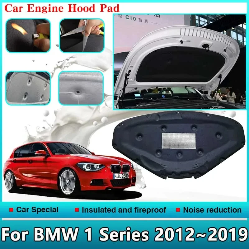 Car Front Hood Engine Sound Heat Pad For BMW 1 Series F20 F21 2012~2019 Firewall Soundproof Insulation Cotton Cover Accessories
Car Front Hood Engine Sound Heat Pad For BMW 1 Series F20 F21 2012~2019 Firewall Soundproof Insulation Cotton Cover Accessories