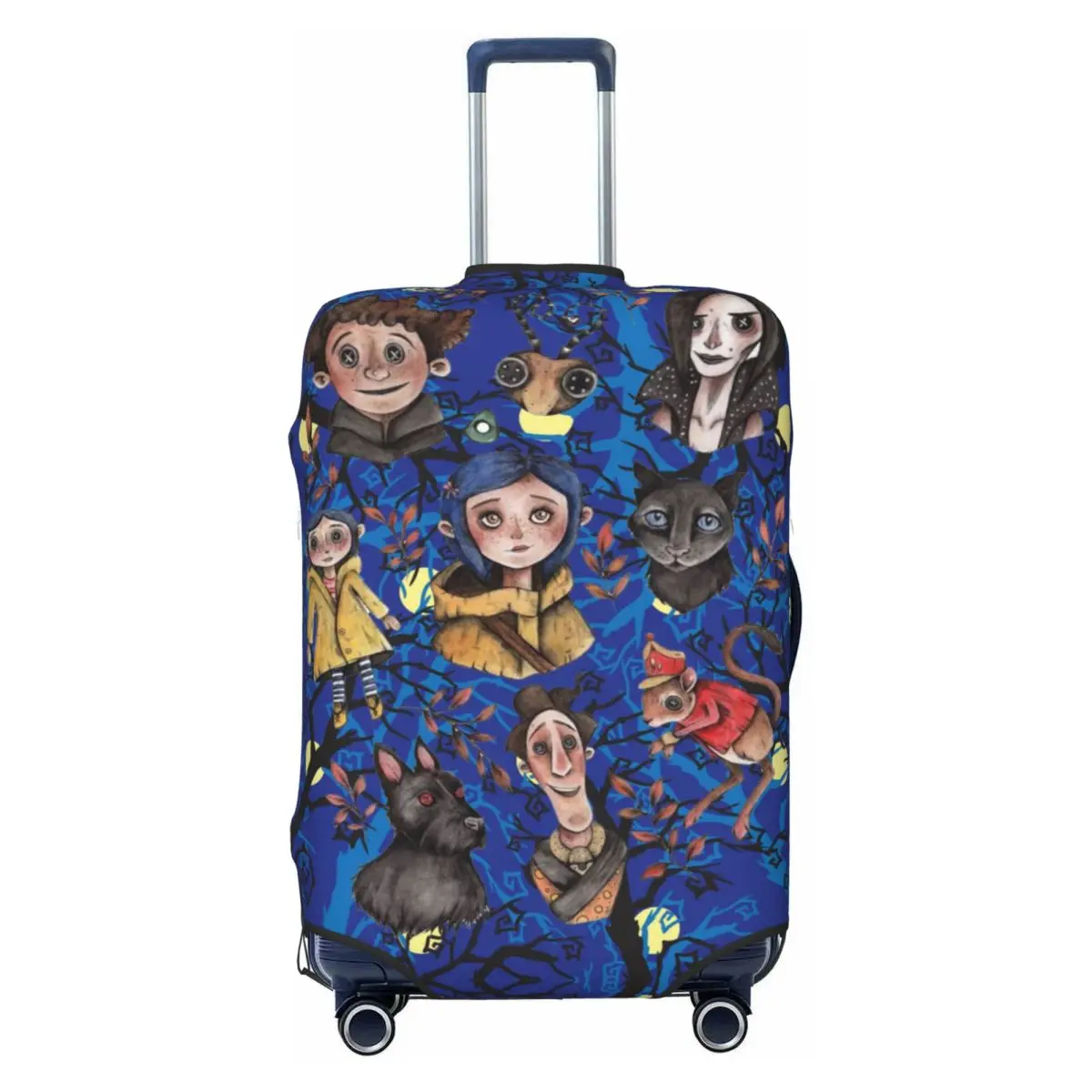 Custom Funny Coraline And The Cat Luggage Cover Protector Washable Travel Suitcase Covers
Custom Funny Coraline And The Cat Luggage Cover Protector Washable Travel Suitcase Covers